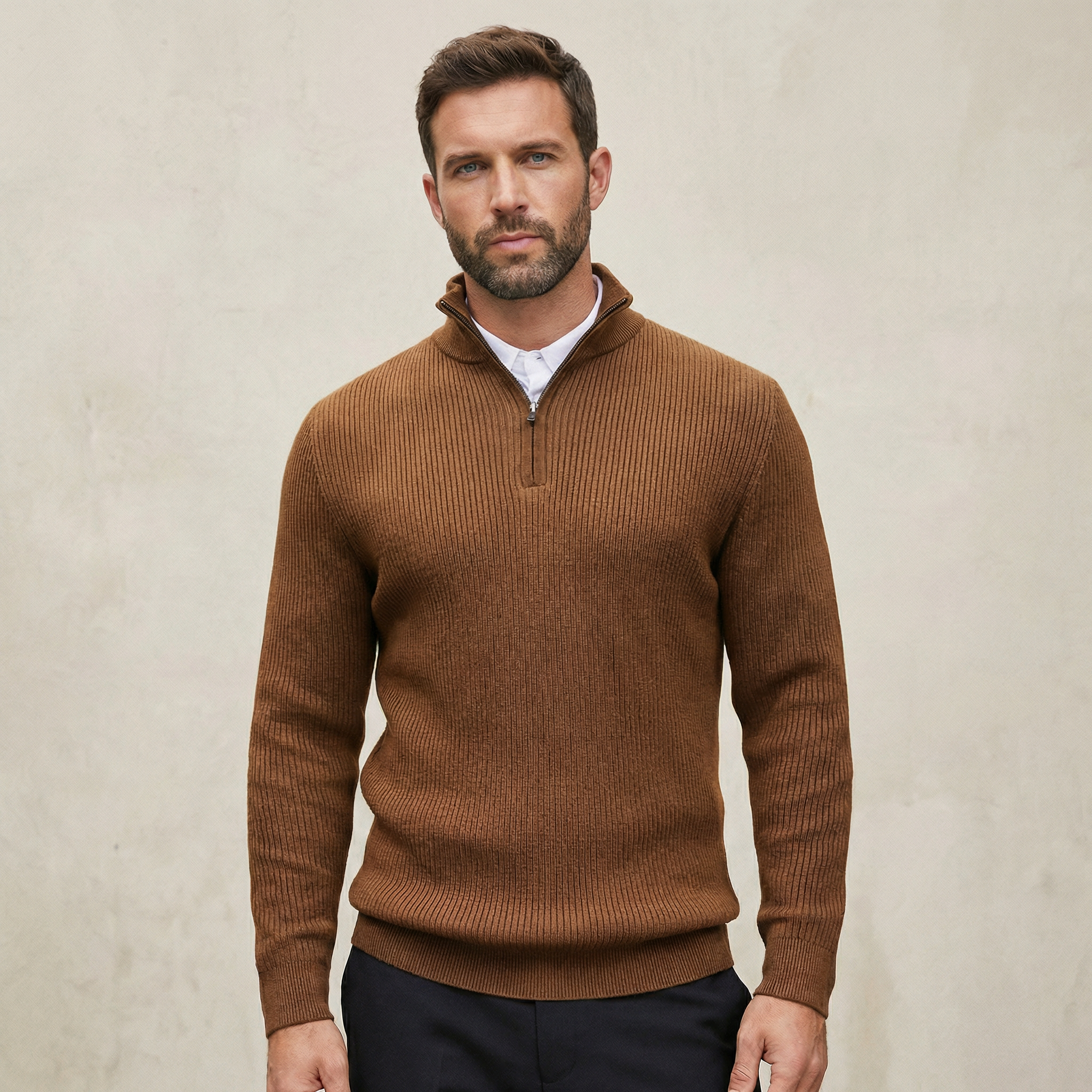 Essential Quarter-Zip Sweater