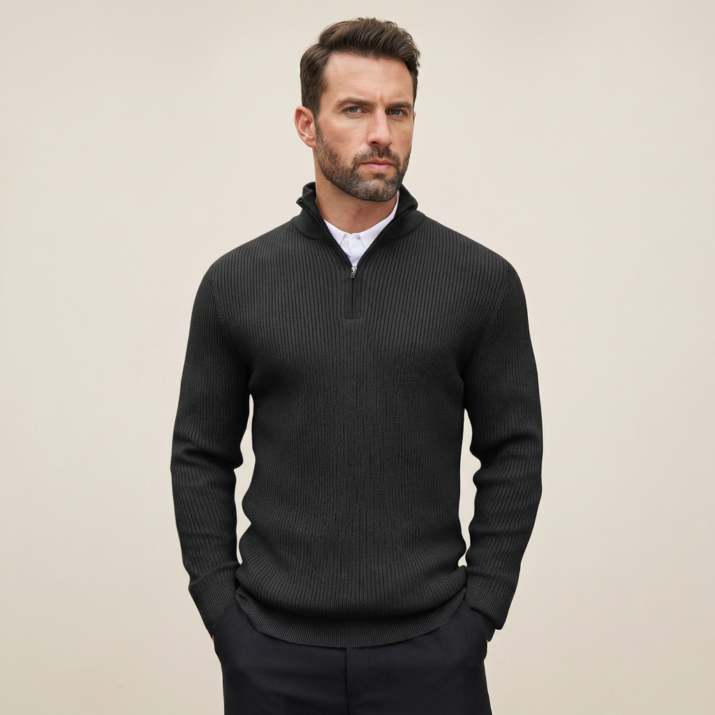 Essential Quarter-Zip Sweater