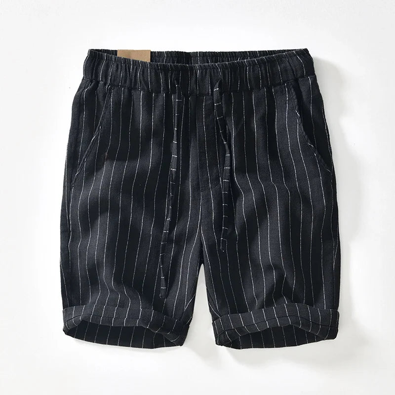 Shoreline Cotton Linen Shorts