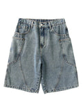 Civic Stitch Denim Shorts