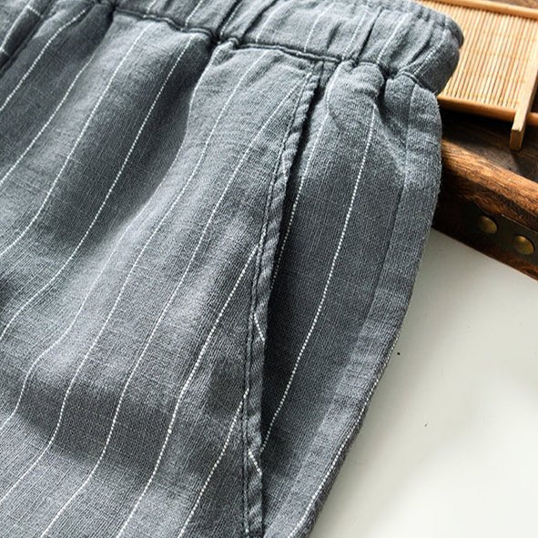 Shoreline Cotton Linen Shorts