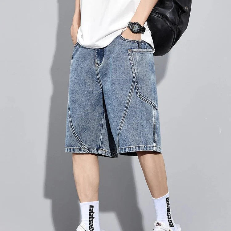 Civic Stitch Denim Shorts