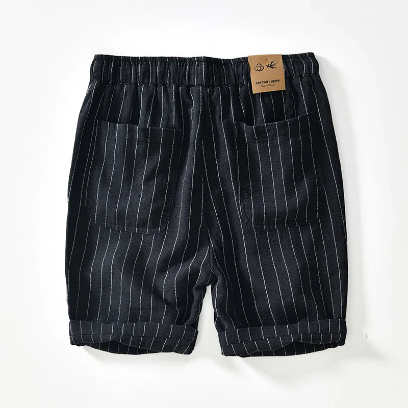 Shoreline Cotton Linen Shorts