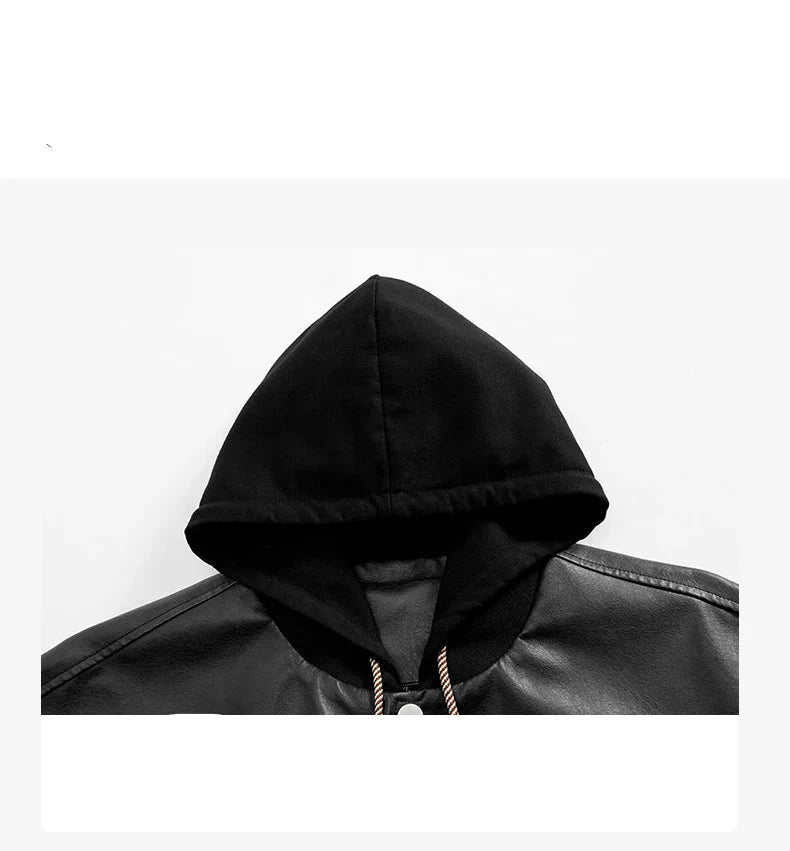 Rogue Leather Hoodie