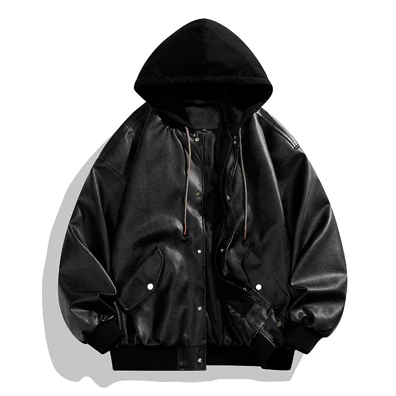 Rogue Leather Hoodie