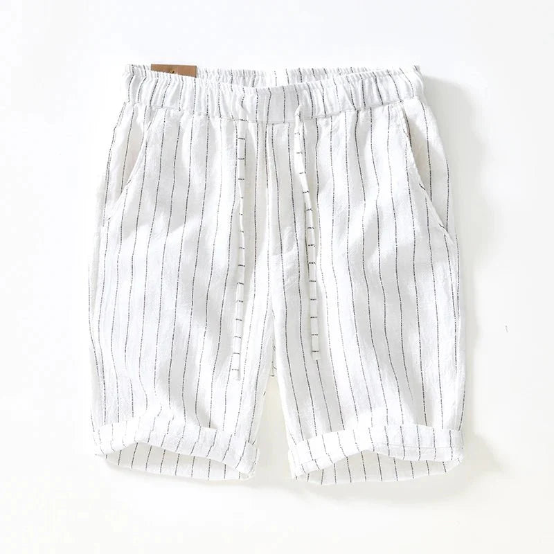 Shoreline Cotton Linen Shorts