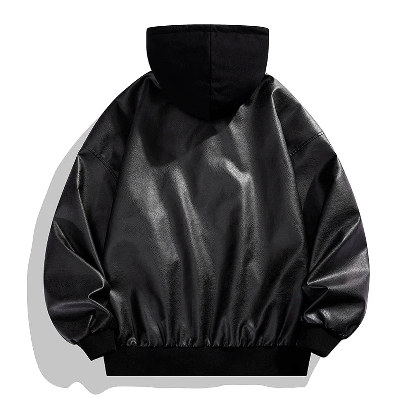 Rogue Leather Hoodie