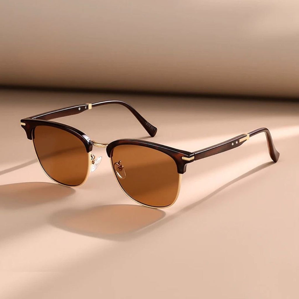 Caspian Clubmaster Unisex Sunglasses