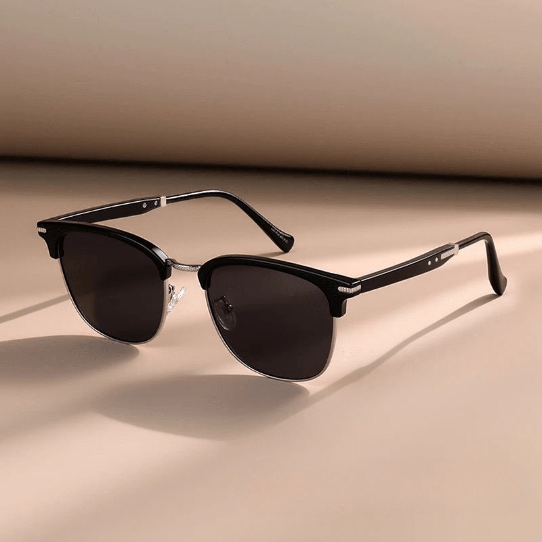 Caspian Clubmaster Unisex Sunglasses
